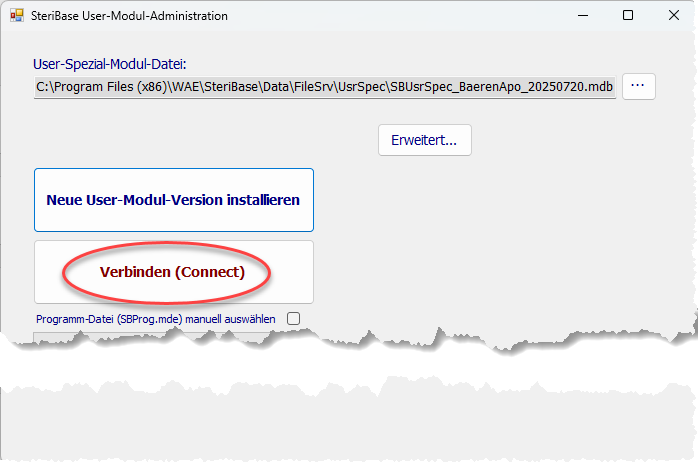 Modul verbinden