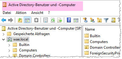 Gruppe erstellen im AD