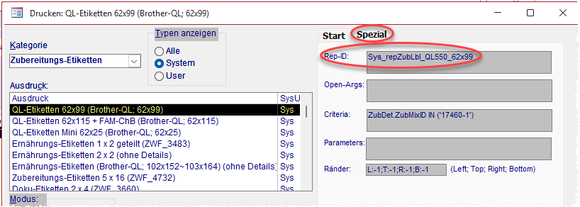 Rep-ID aus Formular